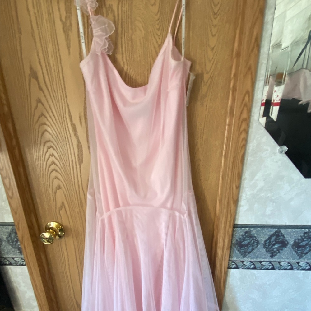 Pink dress with butterfly on strap size 13/14